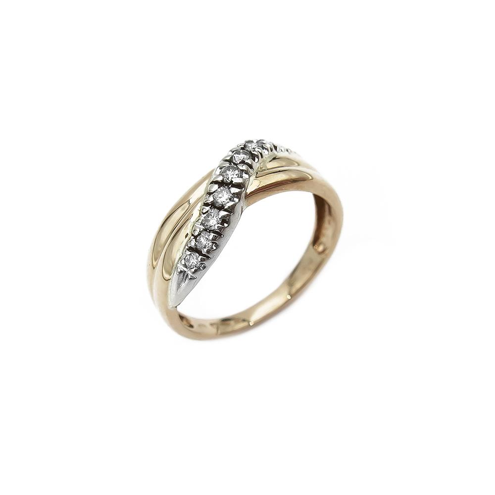 Timanttisormus 0,16ct 17,25mm #0