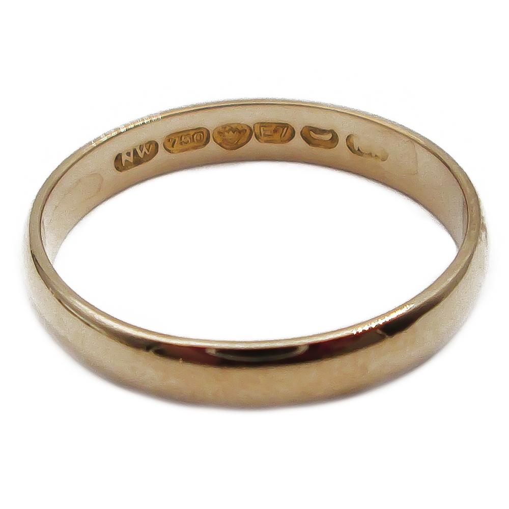 18k kihlasormus 18,50mm v.-58 NW 3,50mm #2