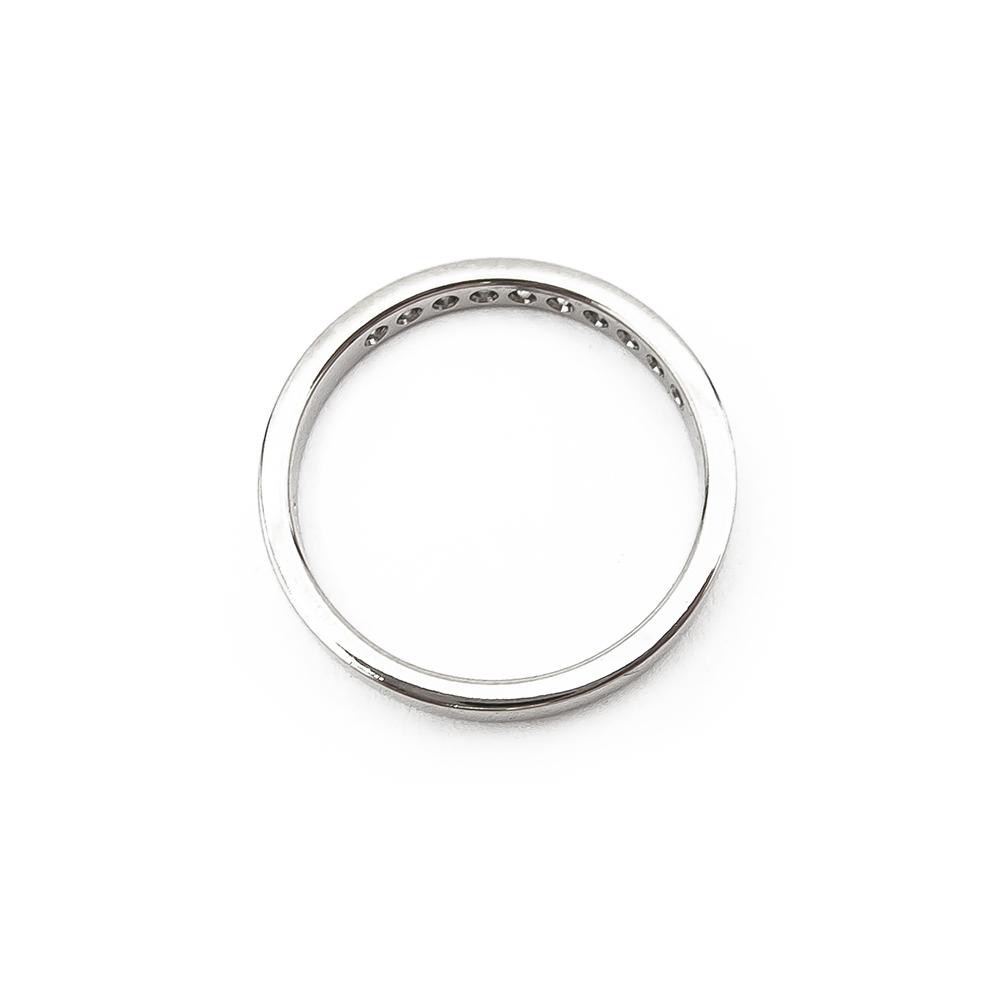 Valkokultainen Kohinoor rivisormus 0,2ct 17,5mm #3