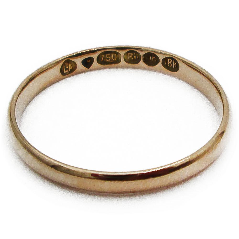18K kultainen kihlasormus 19,25mm #2