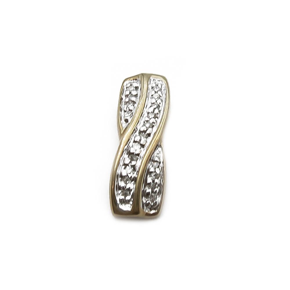 Kultainen timanttiriipus 0,01ct #0