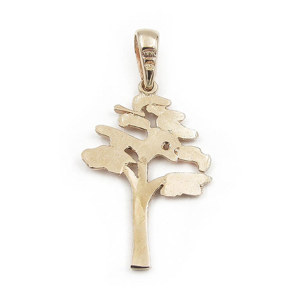 Kultainen puu riipus Onno Design timantti 0.01ct #1