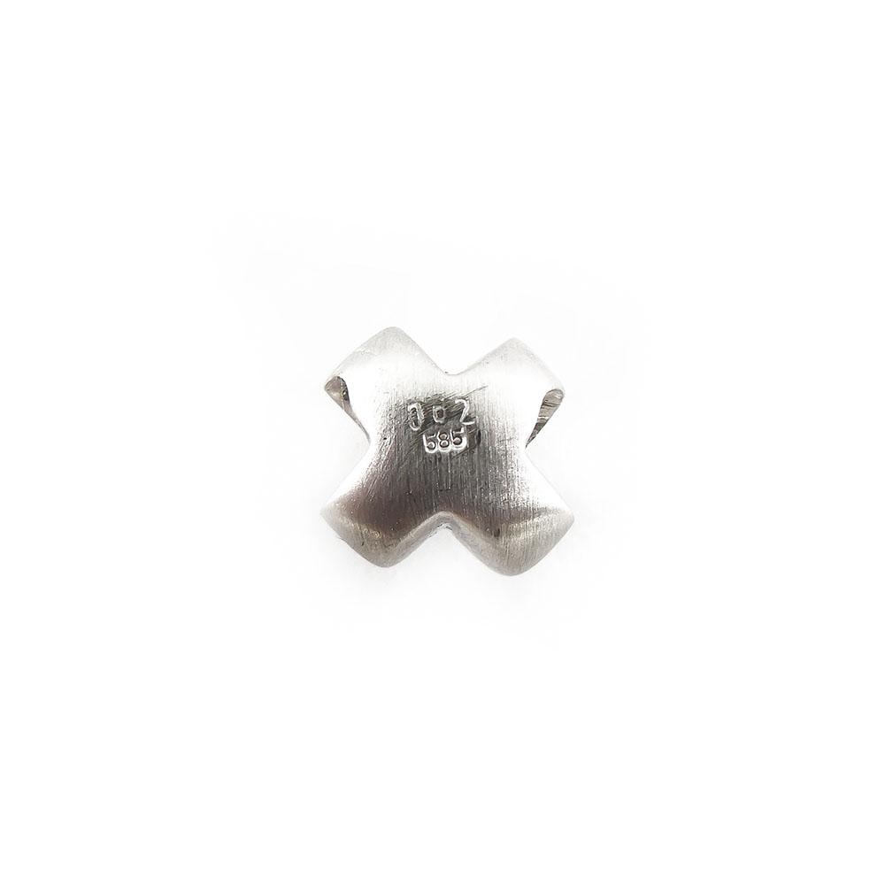 Valkokultainen riipus timantilla,Tim.0,005ct #1