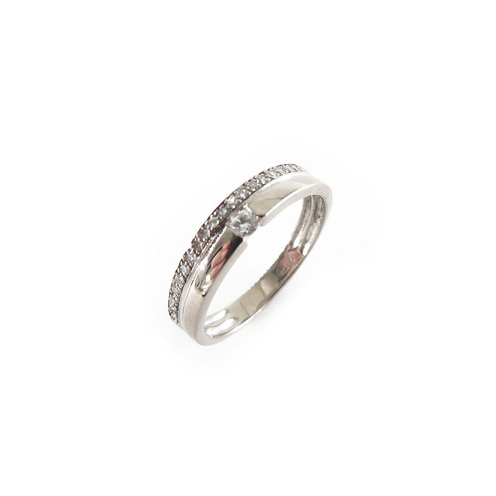 Timanttisormus 0,10ct valkokulta, 16mm, Story of Love Dubrovnik #0