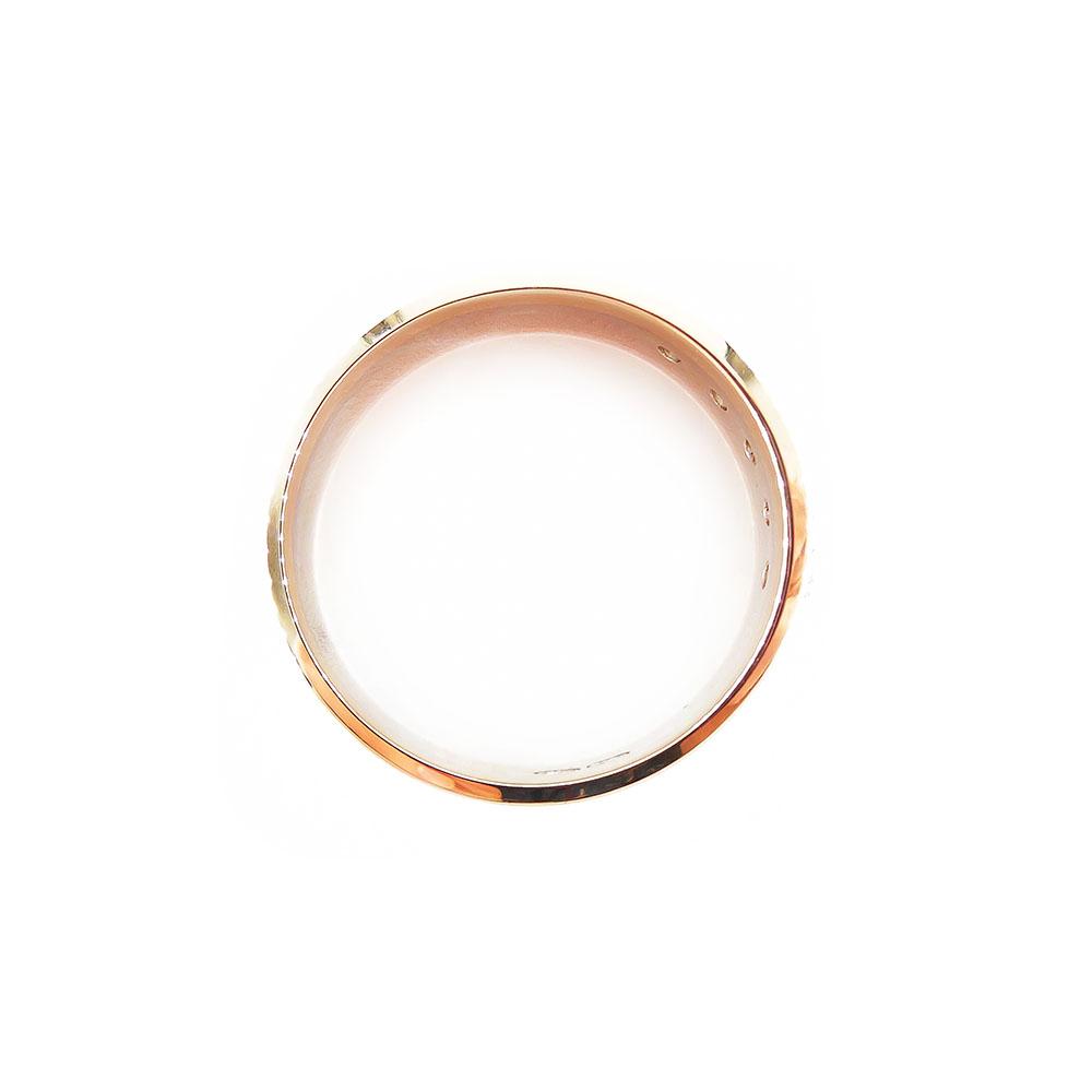 18K Kultainen timanttisormus,17,5mm, vk/kk, Tim. 0,15ct #3