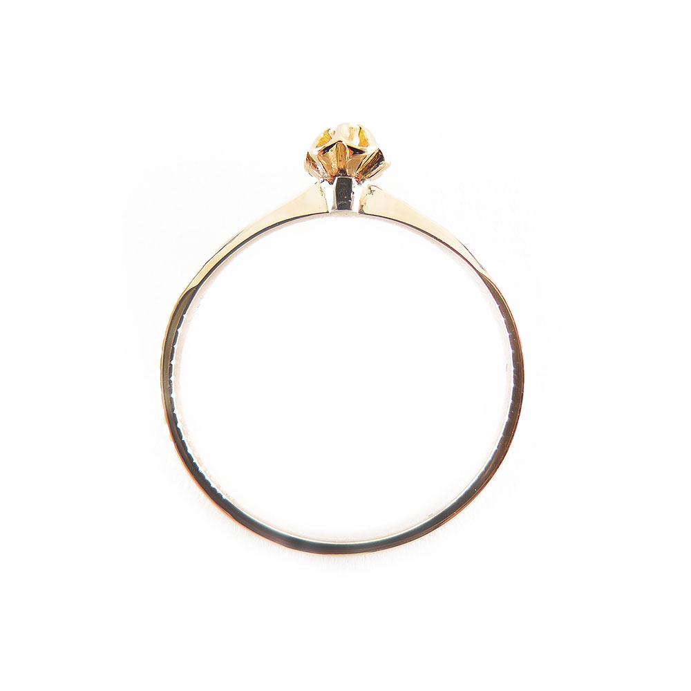 Kultainen timanttisormus,17,5mm, Tim.0,02ct #3
