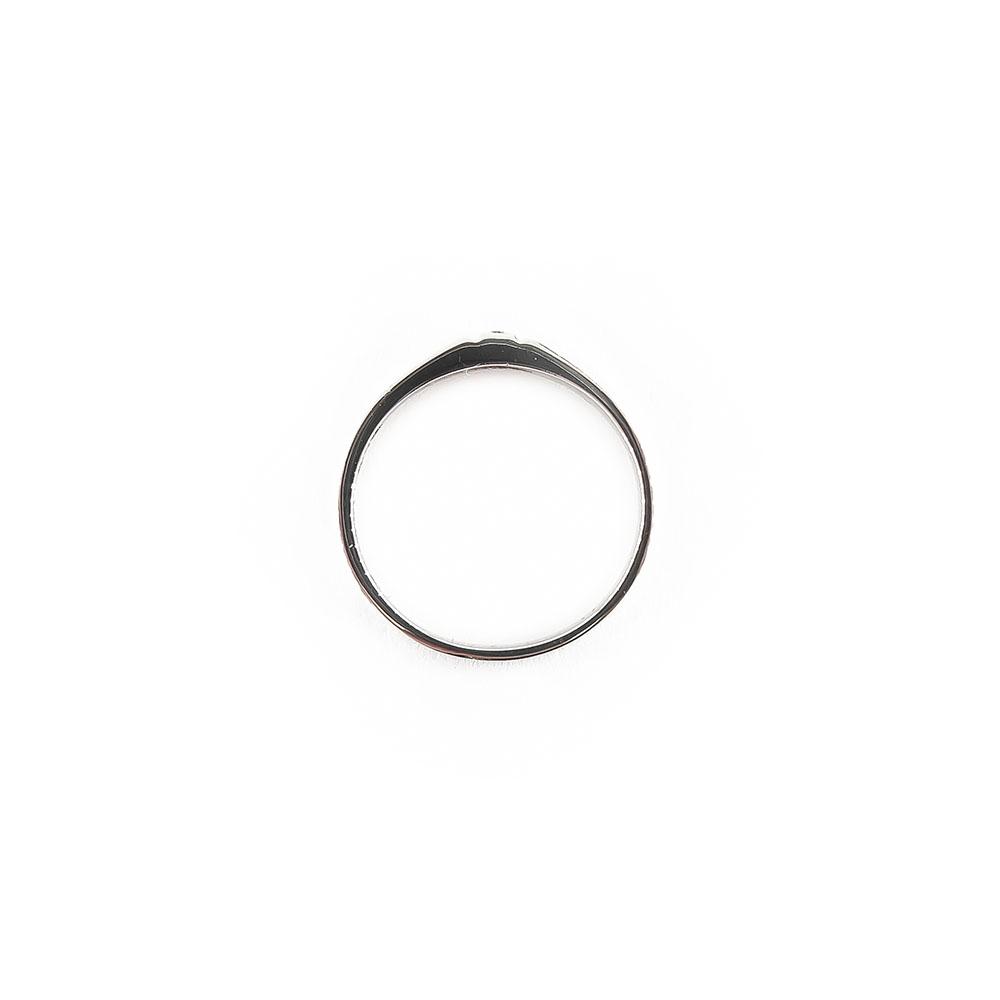 Valkokultainen timanttisormus, Tim.0,002ct, 16,5mm #2