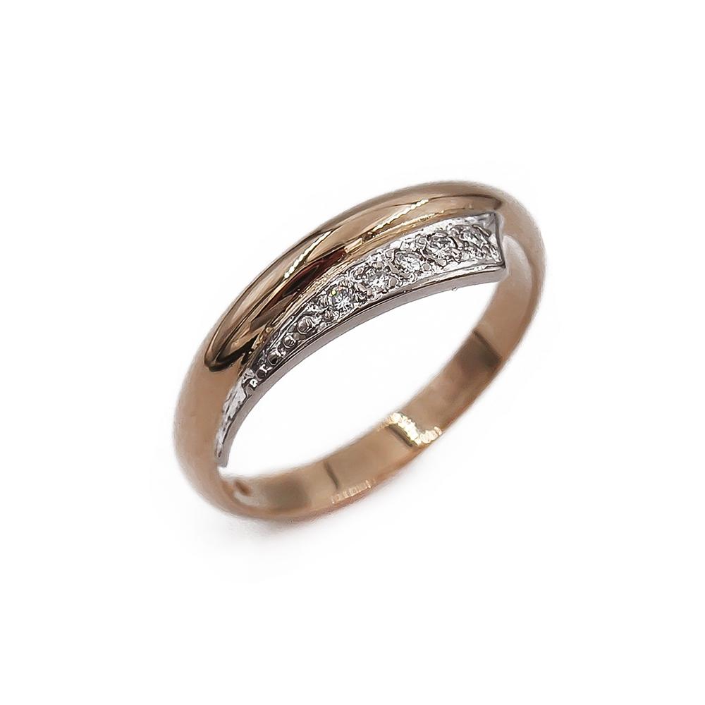 18k kultainen timanttisormus vk.ist. 5kpl 0,065ct 16.75 2000 POS #0