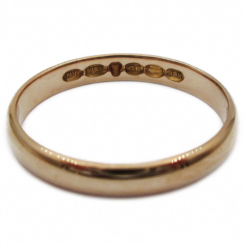 18k kultainen kihlasormus 20mm v.-36 #2