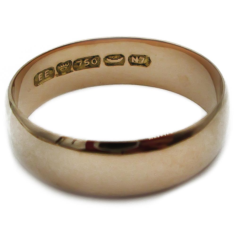 18K kihlasormus 20,75mm EE 6,17mm v.-66 #2