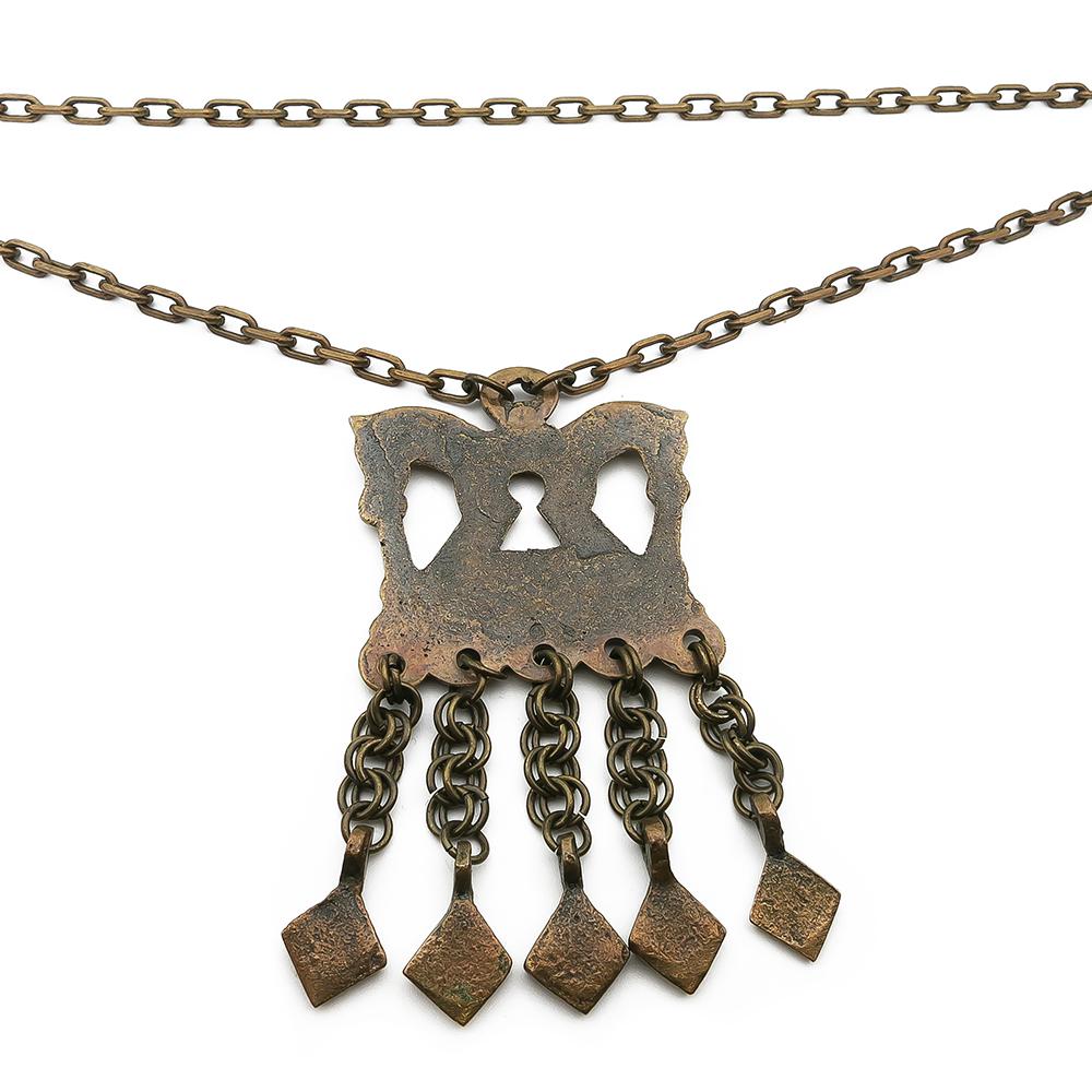 Kalevala Koru Hevosriipus-73, ketju 75cm pronssi #2