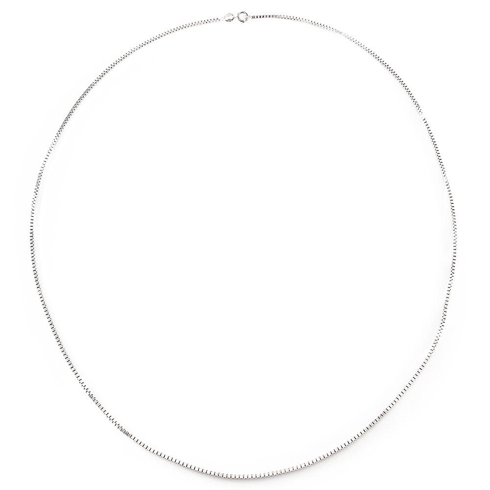 Hopeinen Venetsiaketju, 61 cm #3
