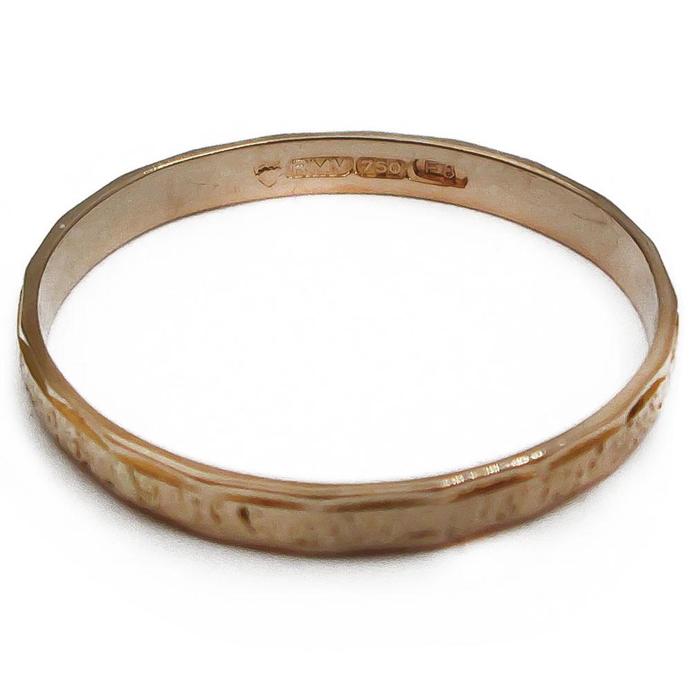 18K kultasormus 20mm v.-83 #2