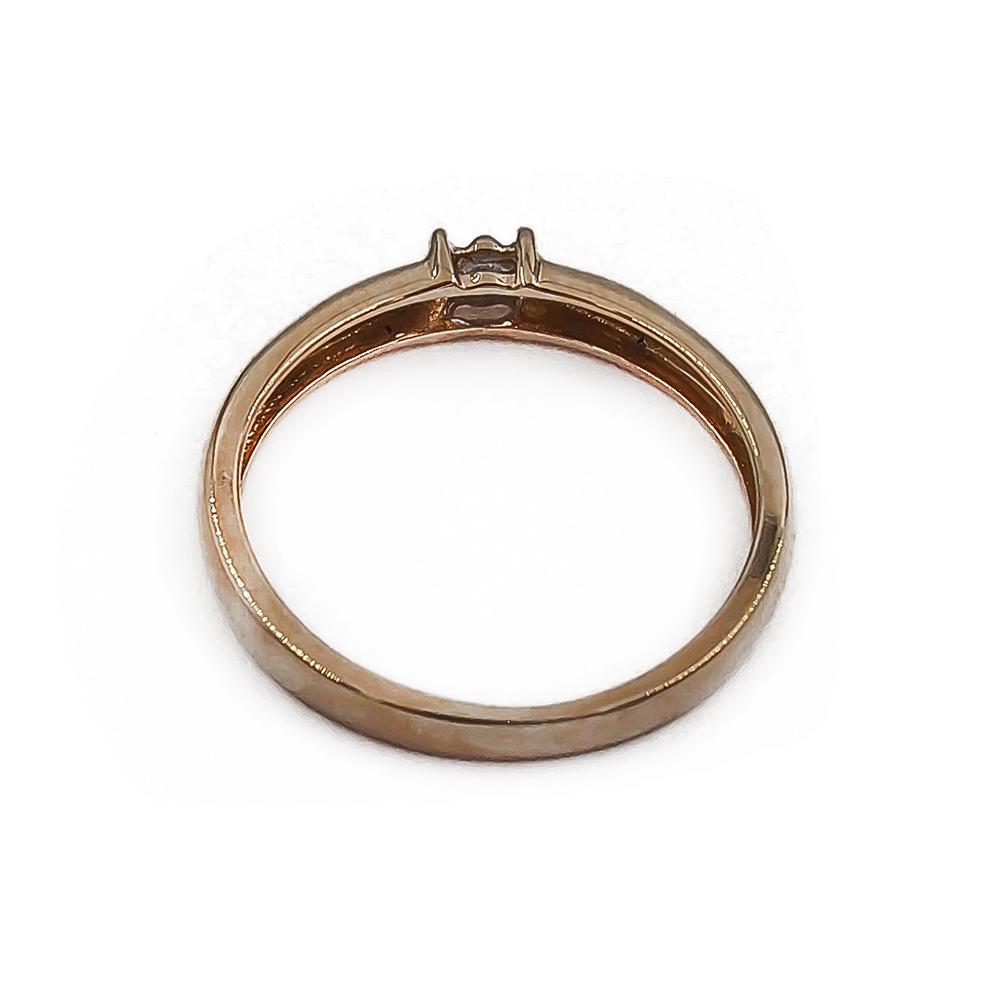 Kultainen timanttisormus 0.01ct 16 Oy Perkko #2