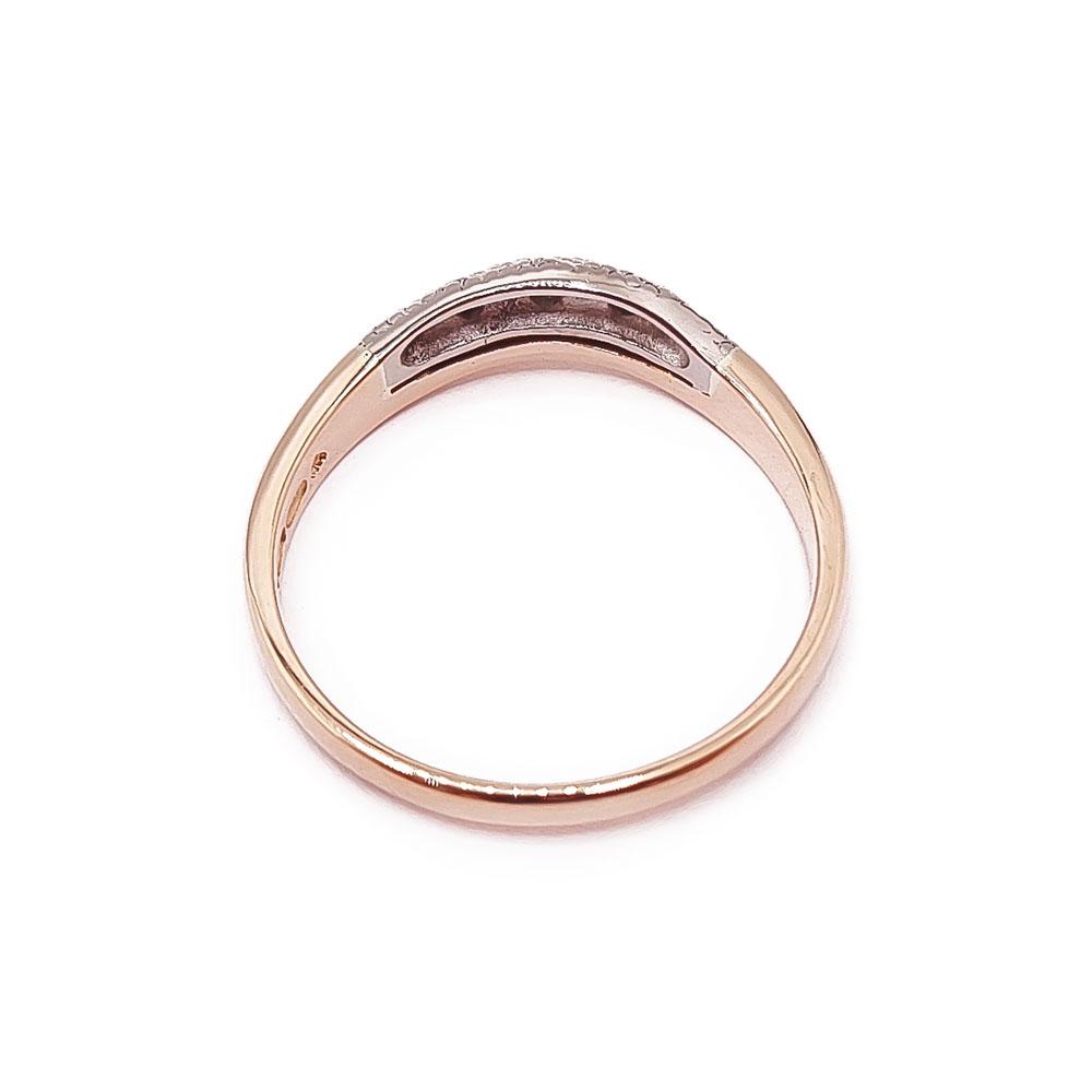 Kultainen timanttisormus 0,015ct 18mm v.-96 #2