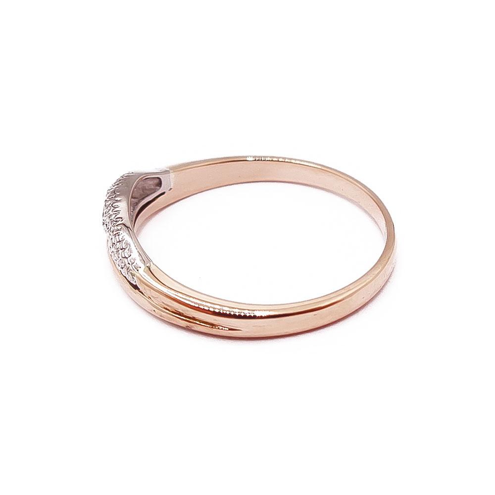 Kultainen timanttisormus 0,015ct 18mm v.-96 #3