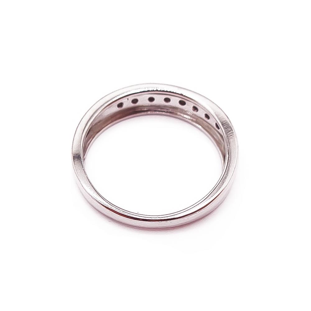 Valkokultainen timanttisormus n.0.08ct 16mm #2