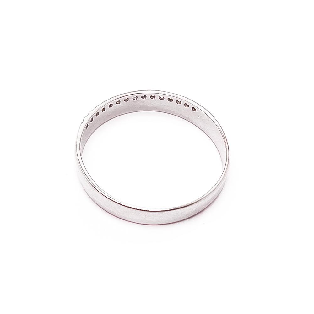 Valkokultainen timanttisormus 15x0,005ct 17,5mm #2