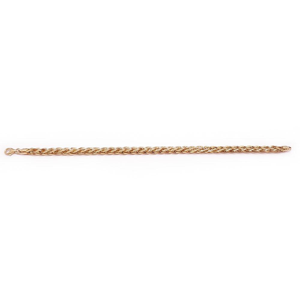 Kultainen vehnä ranneketju 19cm #1