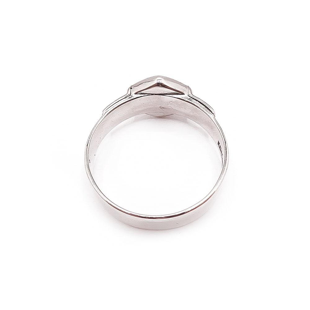 Hopeinen ammattisormus 21mm v.-68 #2