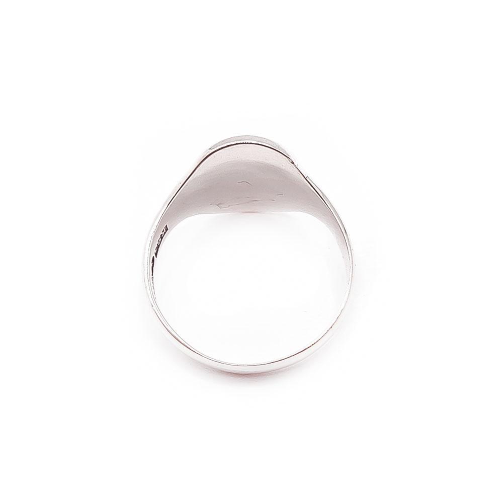 Hopeinen sormus 17mm v.-52 #2