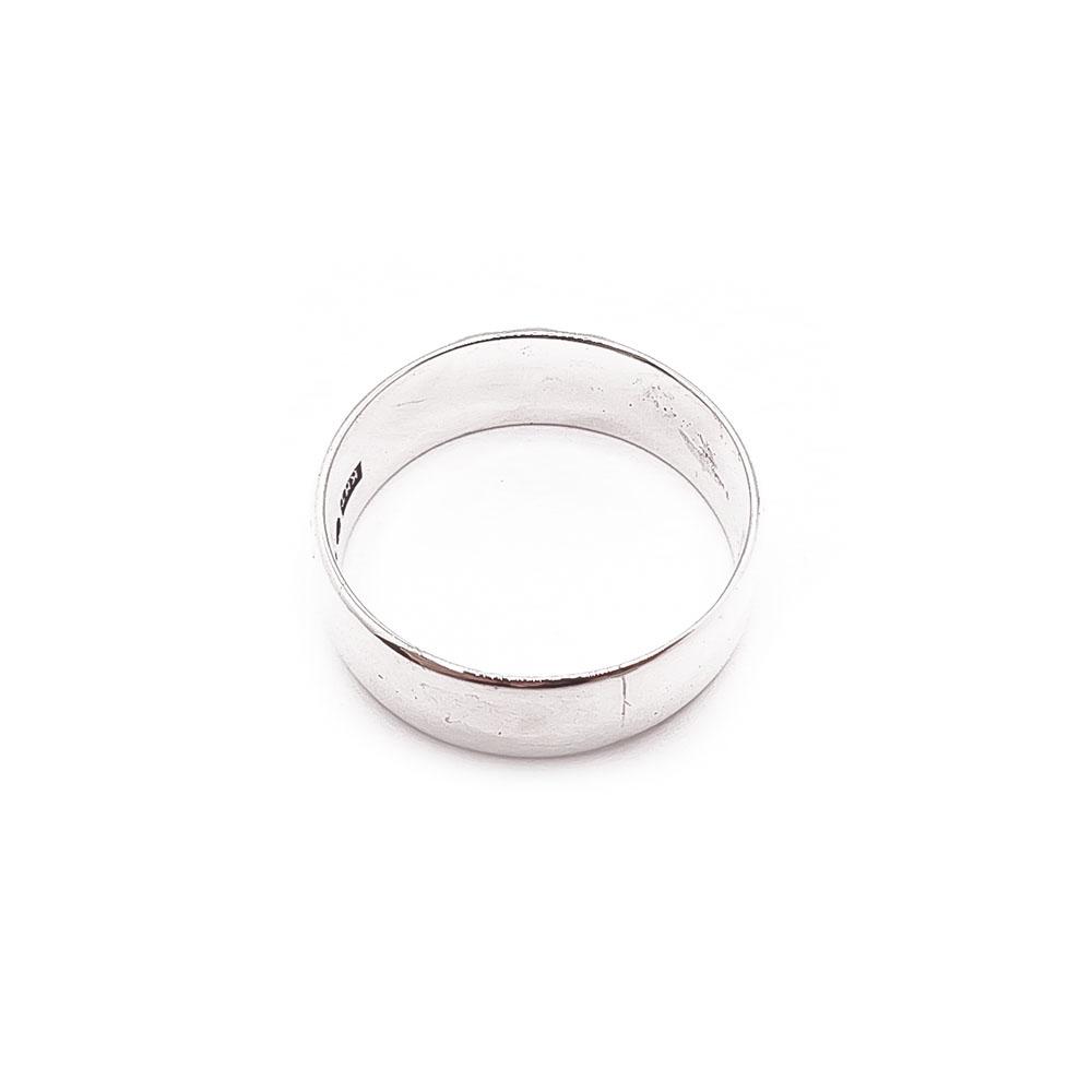 Hopeinen sormus 19mm v.-67 #2