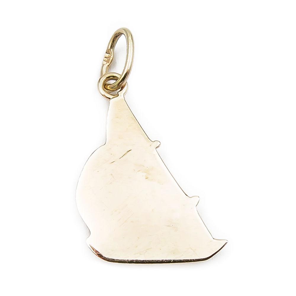 Kultainen riipus, purjevene #1