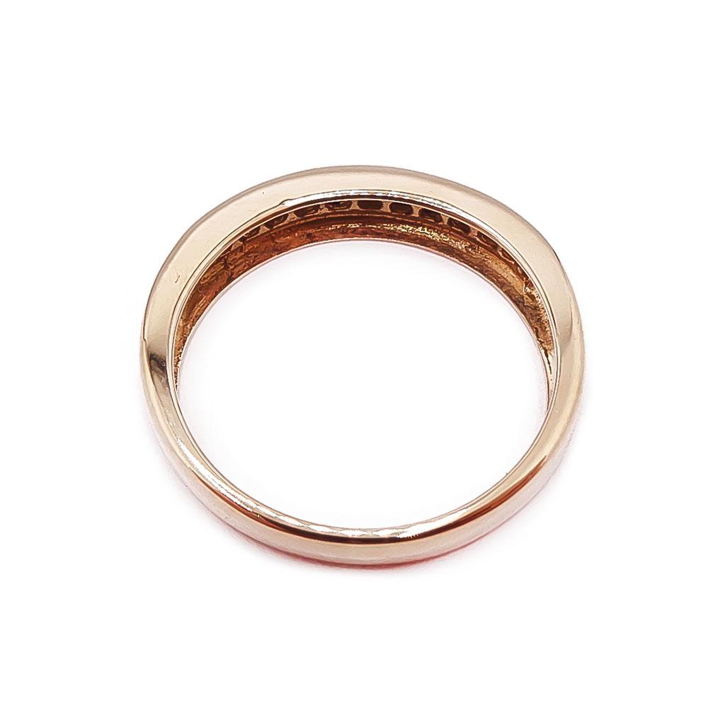 Kultainen timanttisormus pave 0,11ct 17,5mm #2
