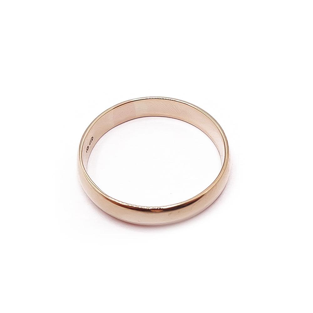 Kultainen kihlasormus 4mm 22mm #2