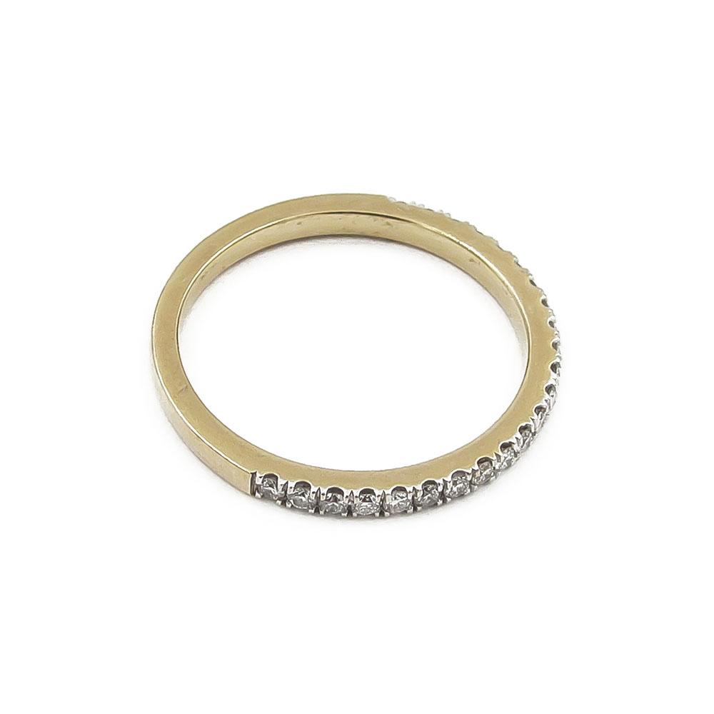 Timanttisormus halk.15.5mm  Tim.yht.0,11ct #5