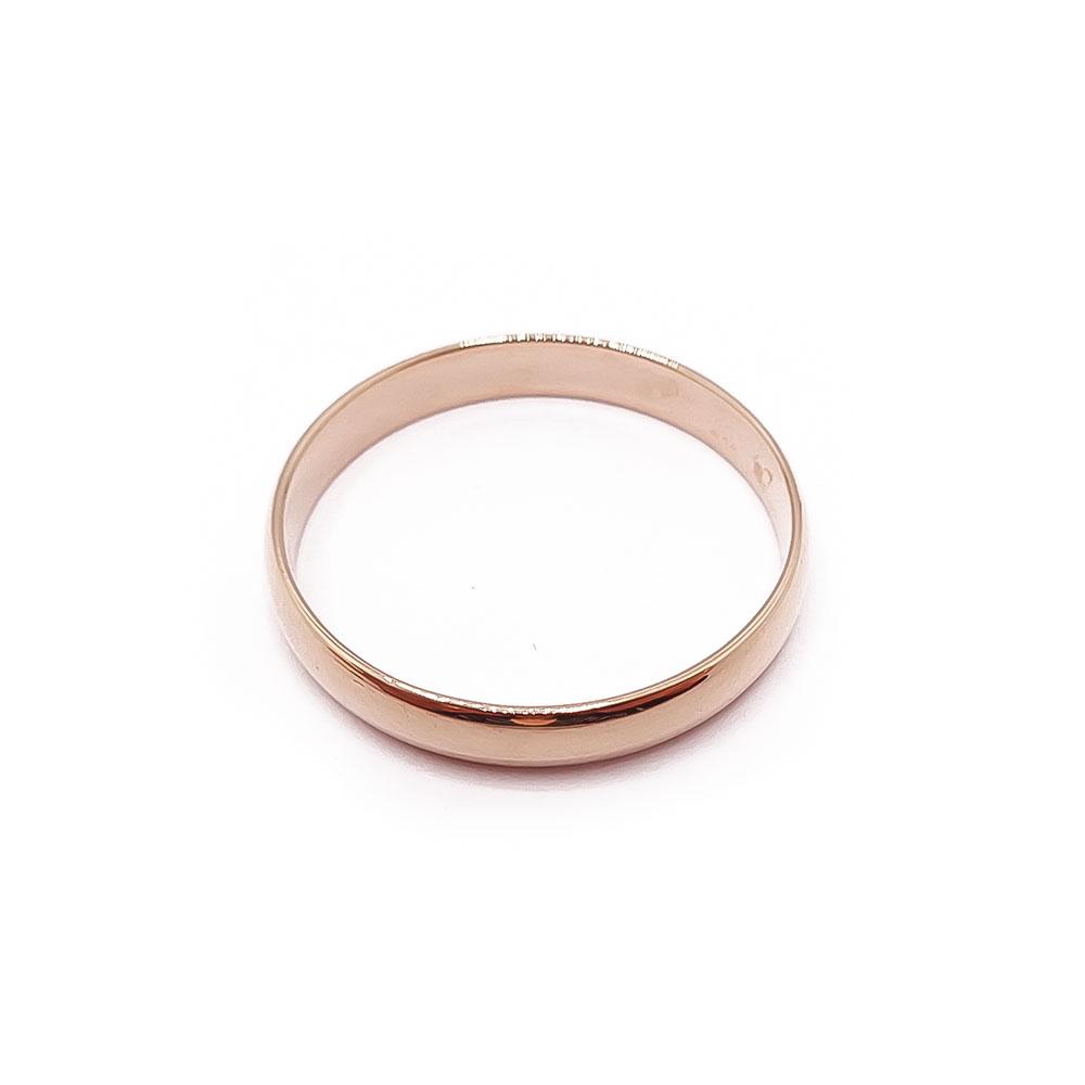 Kultainen kihlasormus 17,5mm 3mm #2
