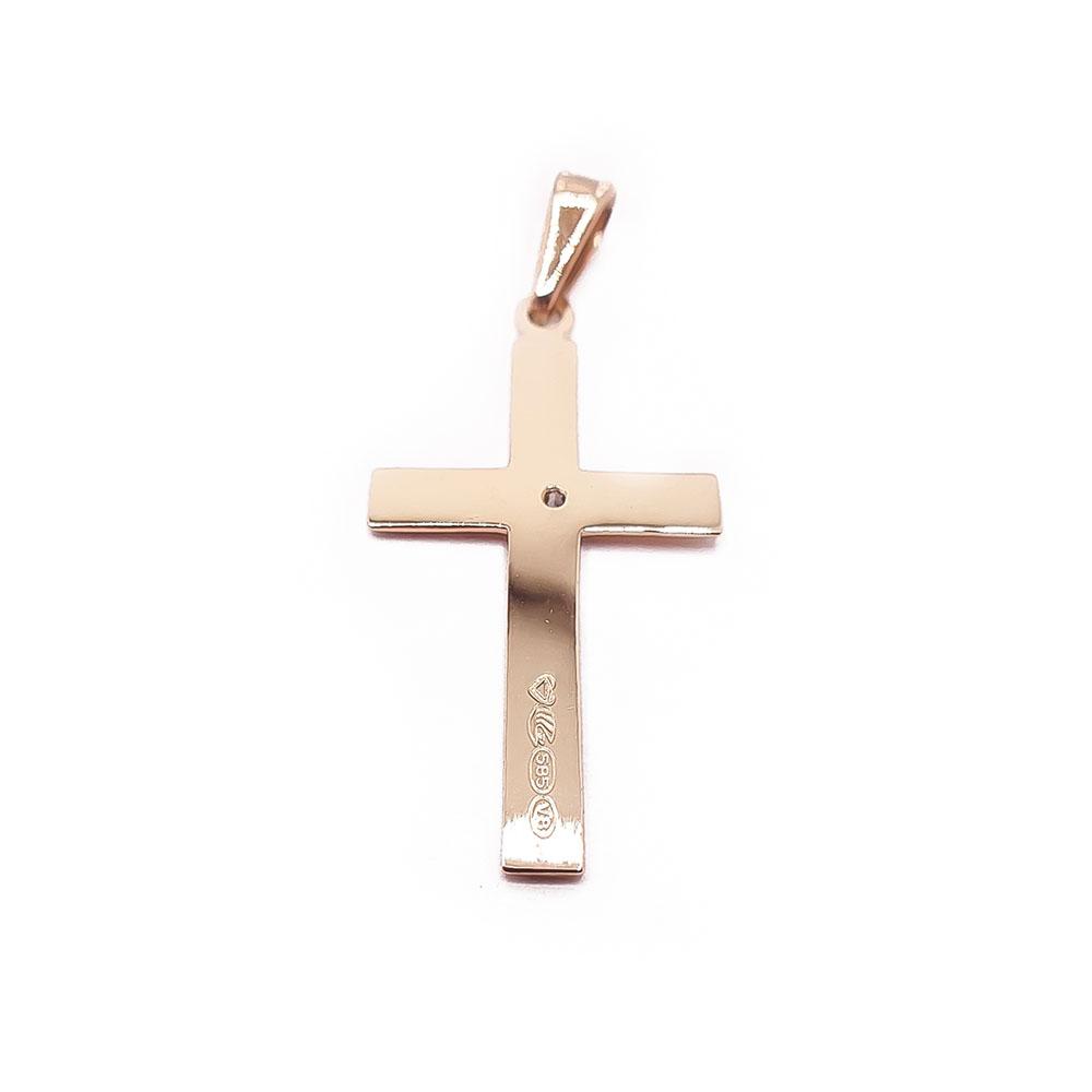 Kultainen ristiriipus tim.0,005ct  v.-98 #2