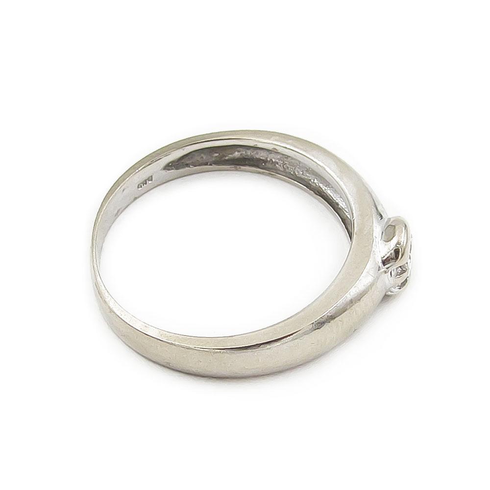 Valkokulta timanttisormus halk.17mm #1