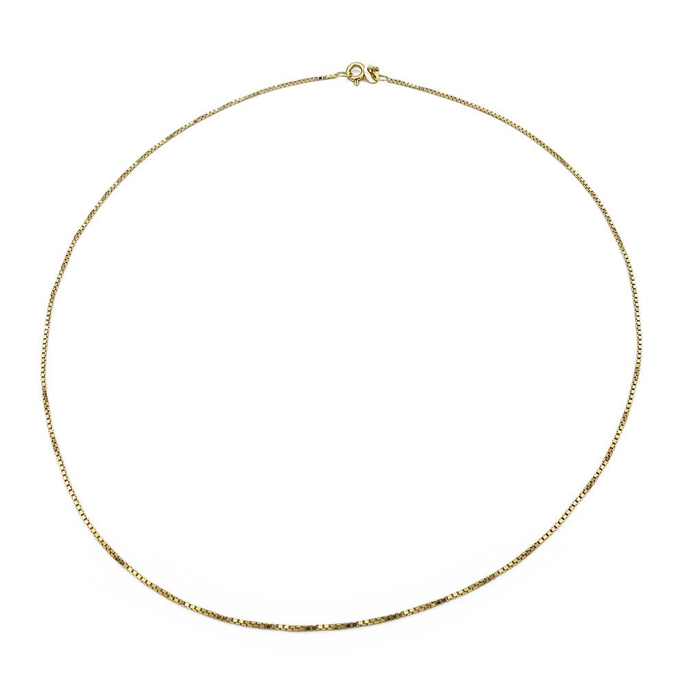 Kultainen riipusketju, venetsia 0.89mm 38cm #0