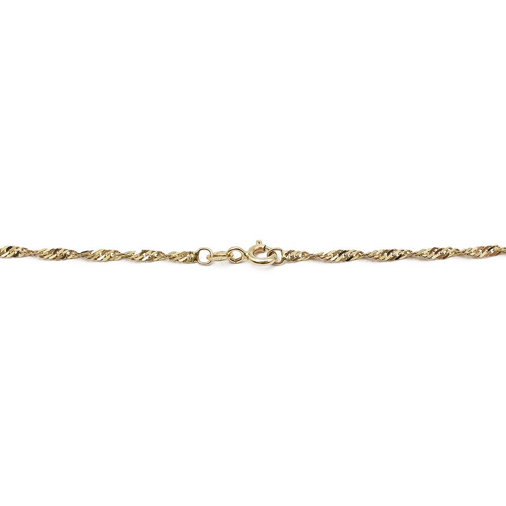 2mm Kierrekaulaketju 41cm #1