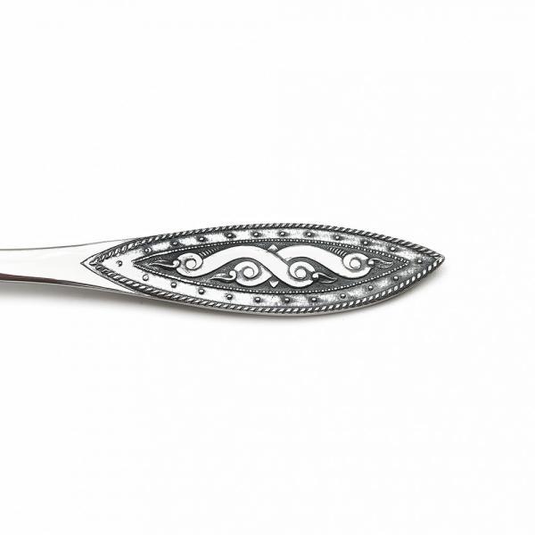 Hopeiset kahvilusikat 6kpl #1