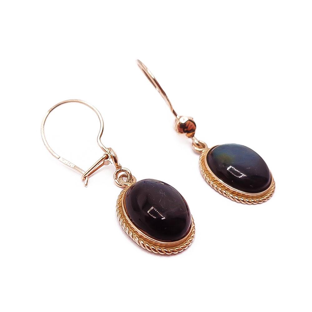 Kultaiset spectroliittikorvakorut #1