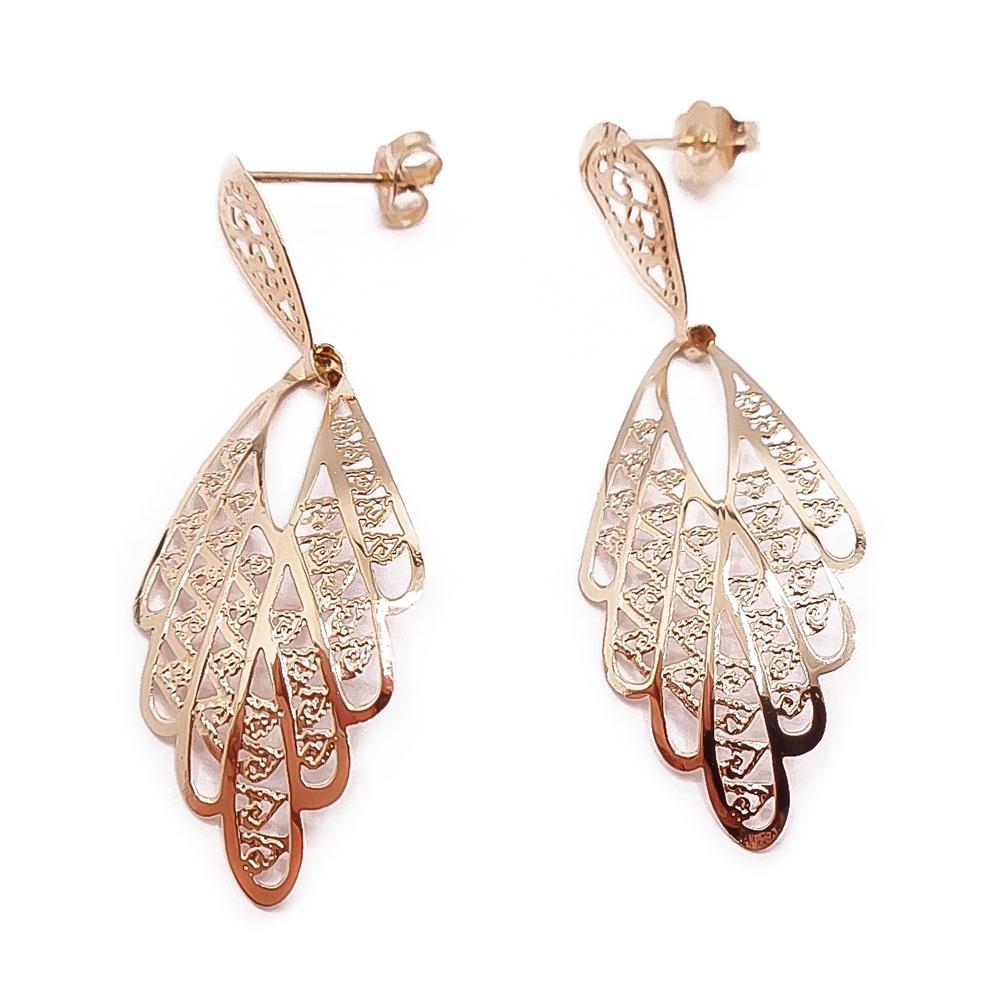 Kultaiset filigraanikorvakorut #0