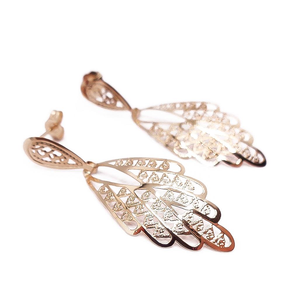 Kultaiset filigraanikorvakorut #1