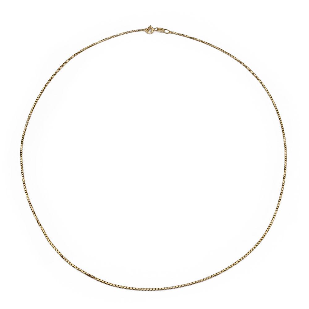 Kultainen venetsiaketju 45cm #0