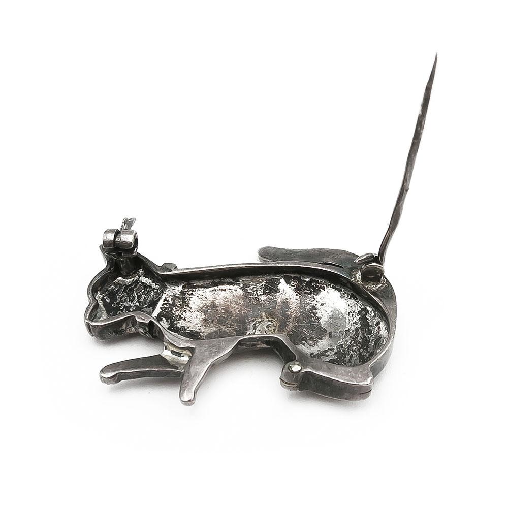 Markasiitti kissa rintaneula #1