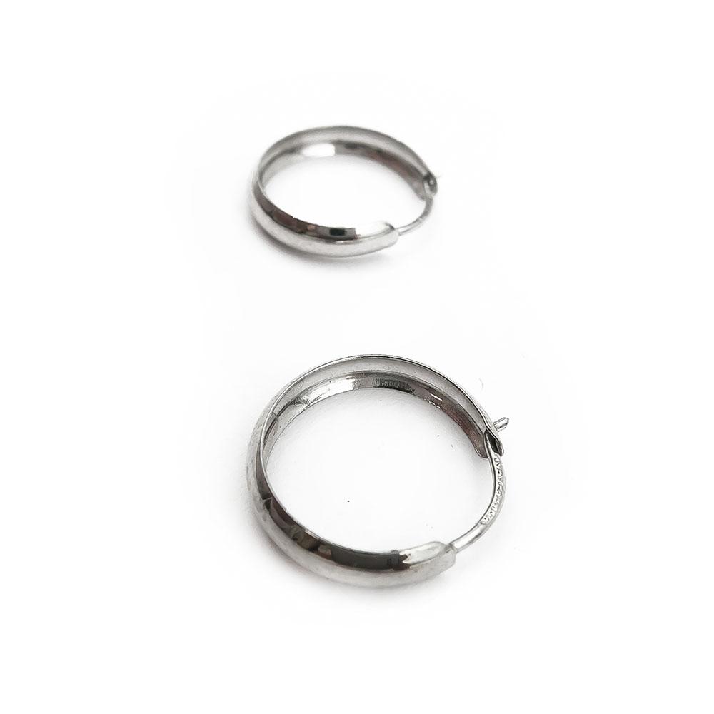 13mm valkokultaiset renkaat #1