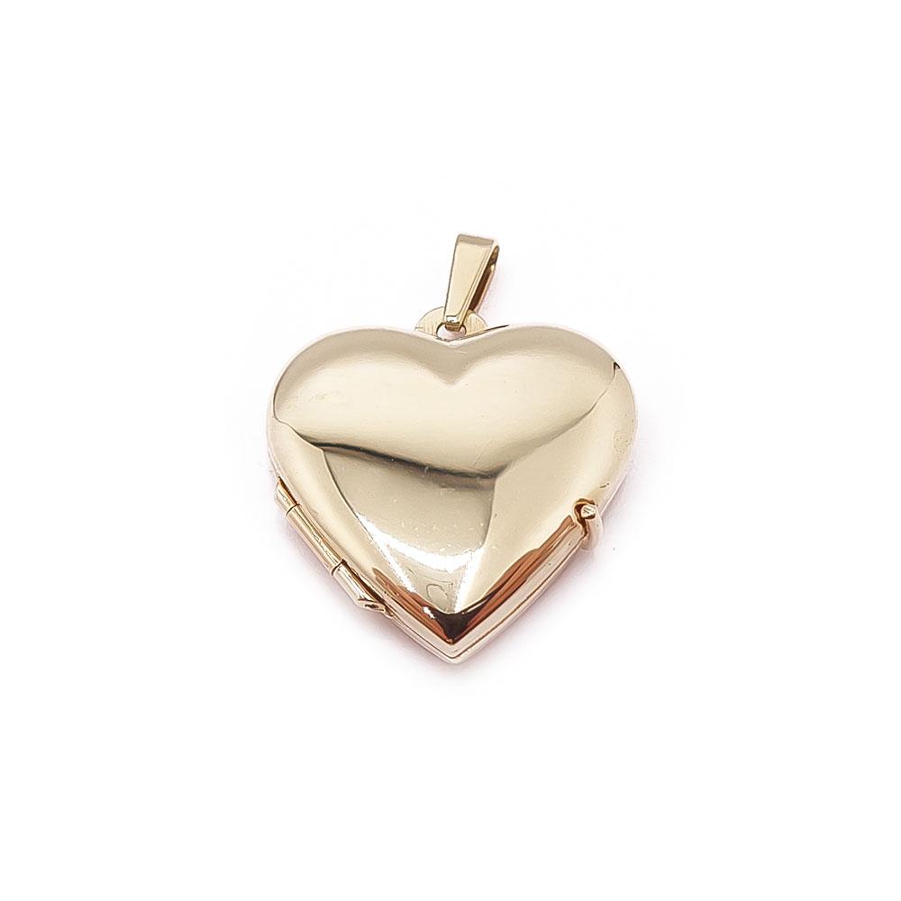 Kultainen sydänmedaljonki #0