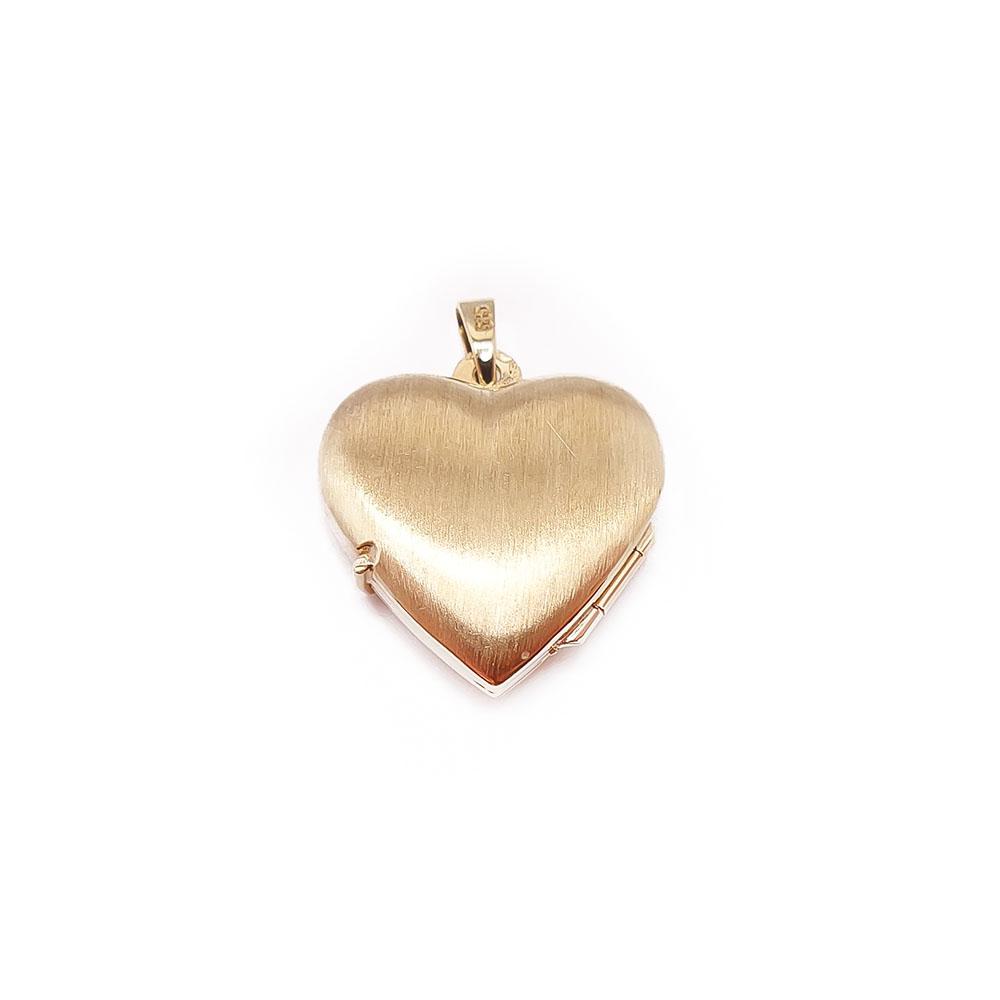 Kultainen sydänmedaljonki #1