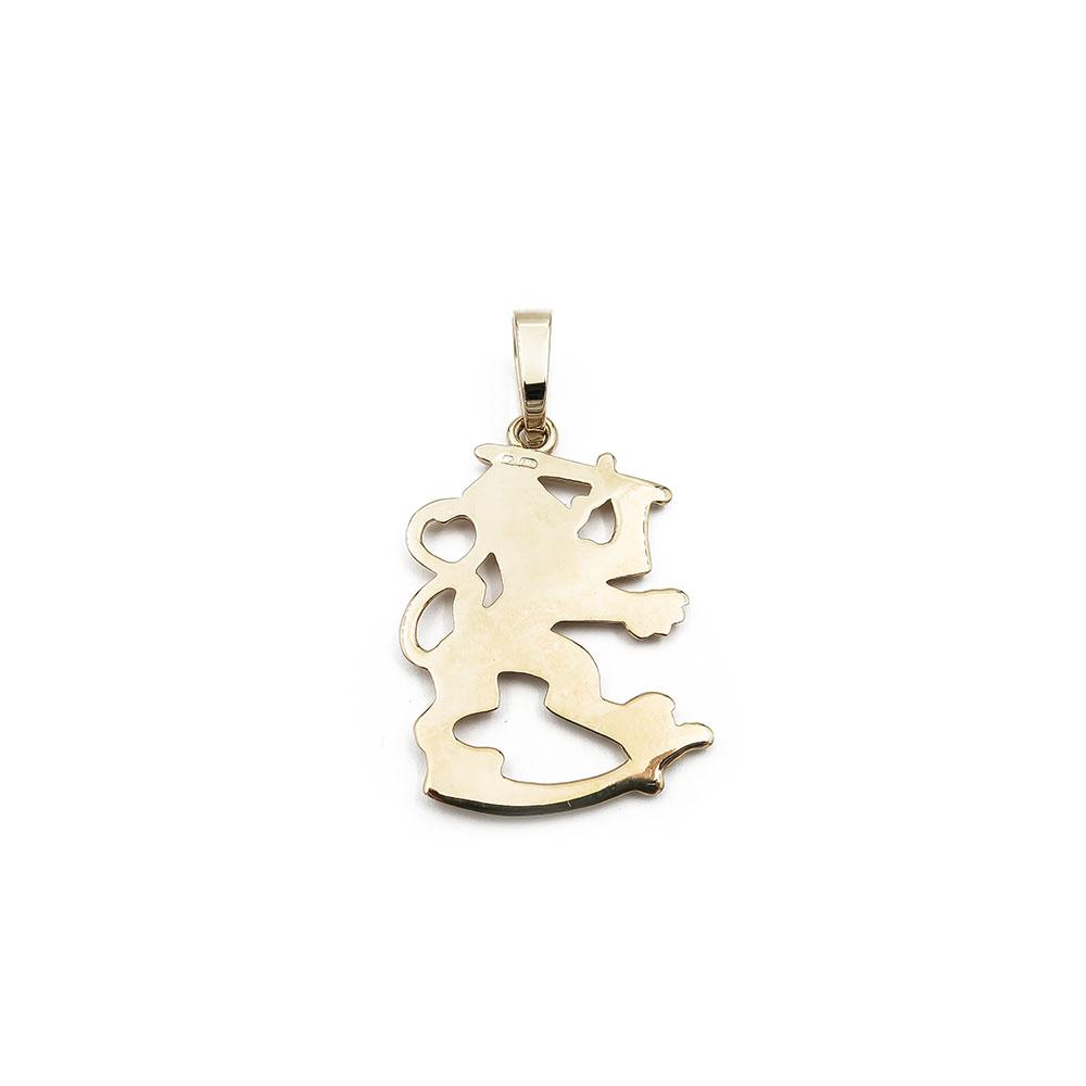 Kultainen Suomileijonariipus 40mm #1