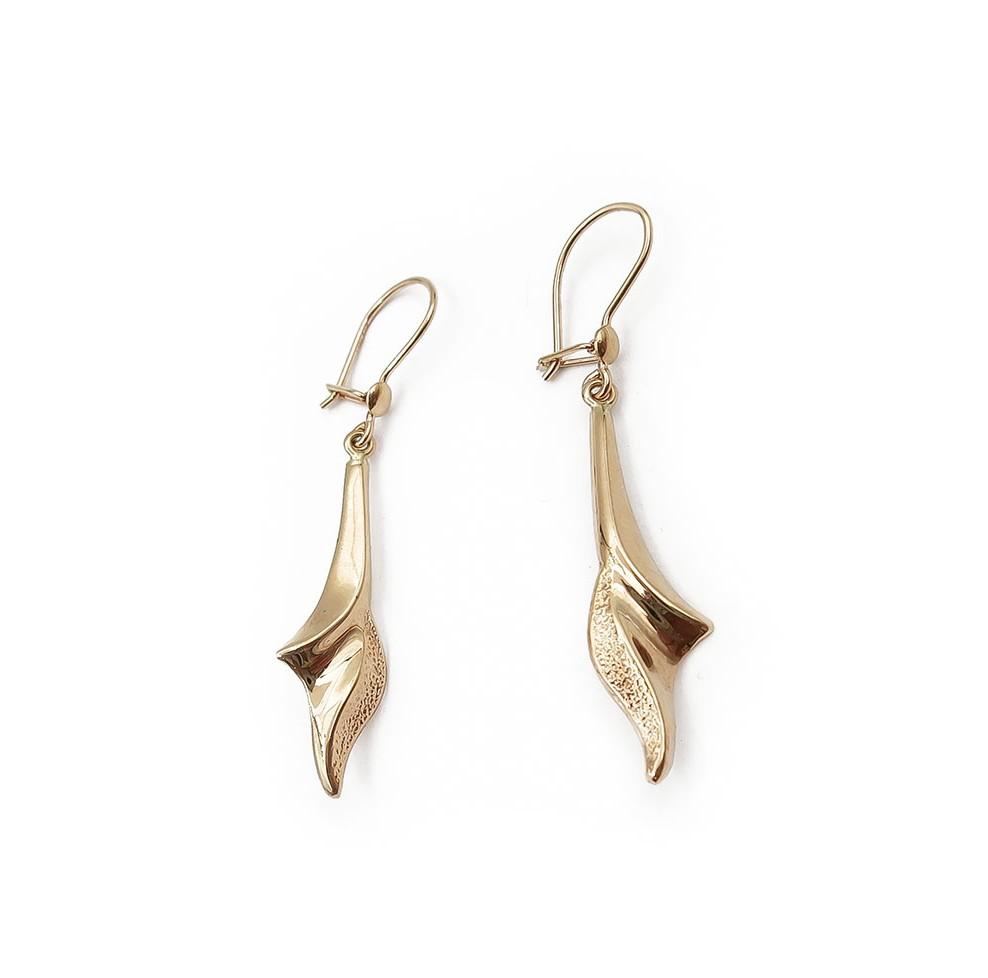 Lehdykkä koukkokorvakorut APJ #0