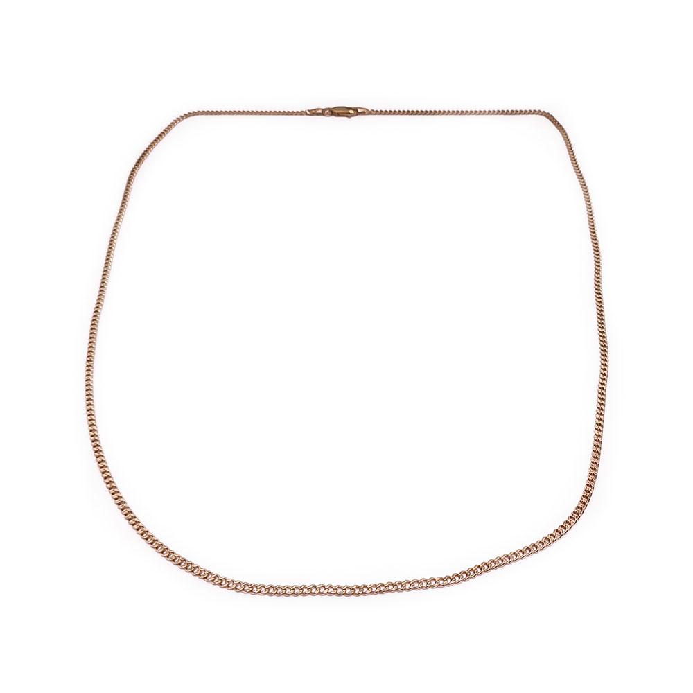 Kultainen panssariketju 56cm umpi #0