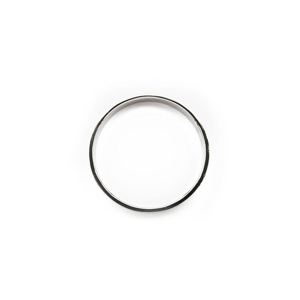 Valkokultainen sormus, flakka 2.85mm 17,0mm #2