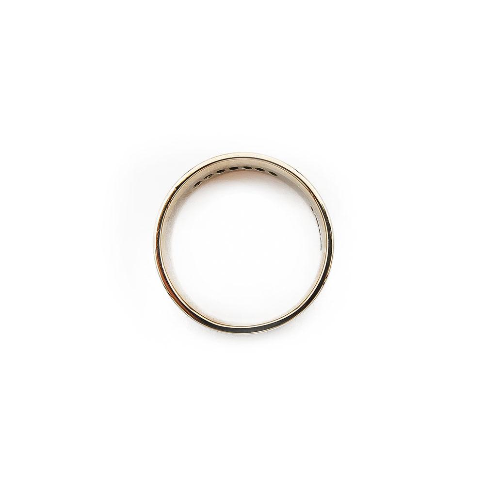 Kultainen timanttisormus 0.14ct 19,0mm, 2-väri v.2011 #2