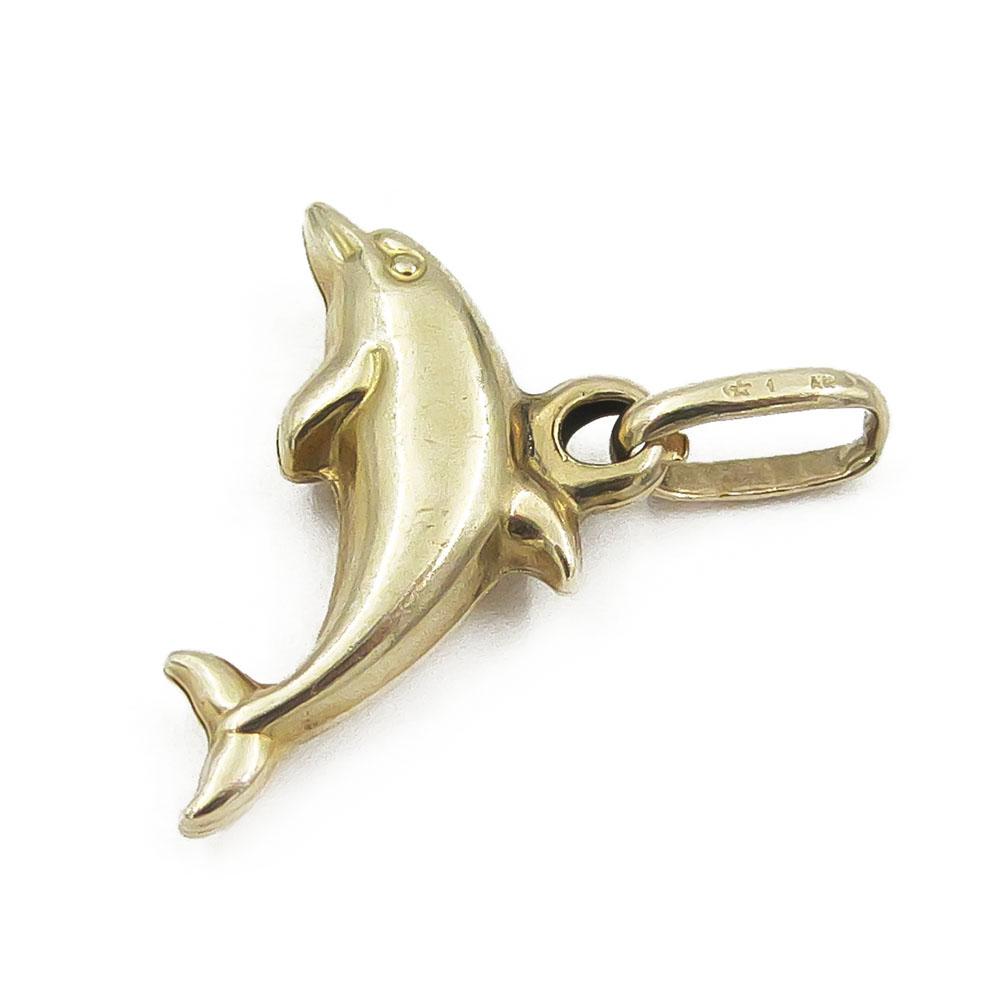 Kultainen delfiini riipus #1